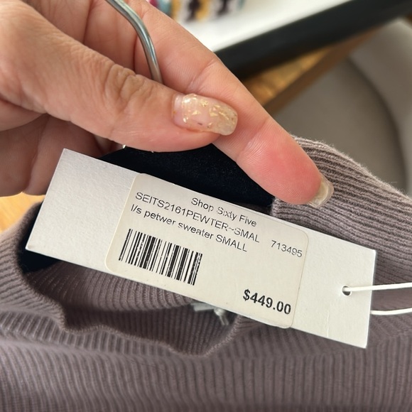 Lavender Women's Sweater - Picture 6 of 6